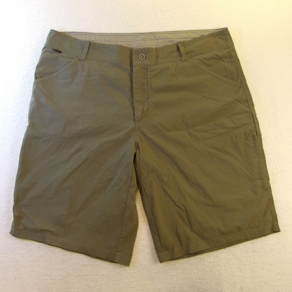 Kuhl Mens 40 Shorts Olive Green Technical Hiking Outdoor Stretch‎ 5121